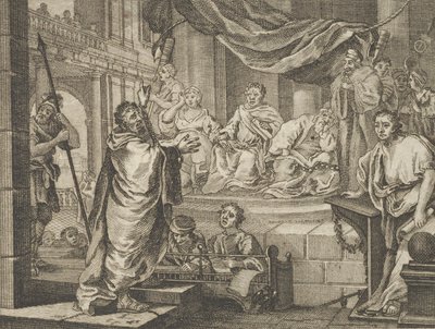Paulus vor Felix, ca. 1800 von Dent