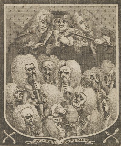Die Gesellschaft der Bestatter, ca. 1800 von Dent