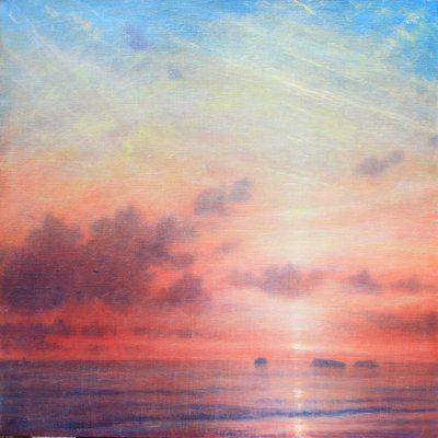 Morgendämmerung auf Exuma von Derek Hare