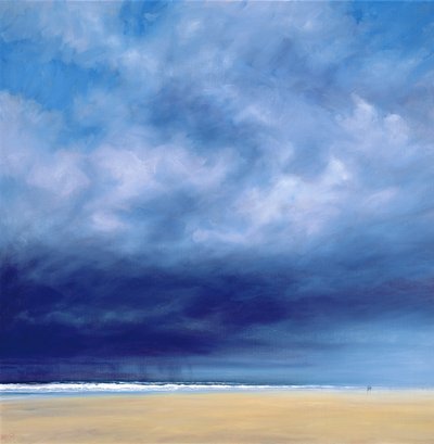 Regensturm vor Holkham Beach von Derek Hare
