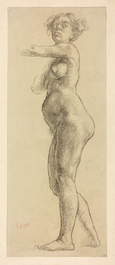 Studie einer weiblichen Figur von Derwent Lees