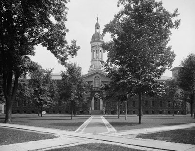 Nassau Hall, Princeton Universität, N.J., um 1903 von Detroit Publishing Co.