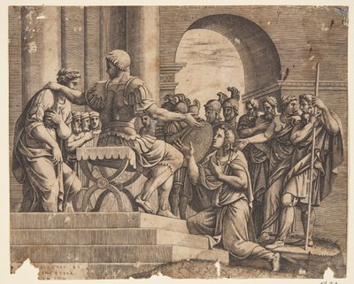 Scipios Enthaltsamkeit von Diana Scultori