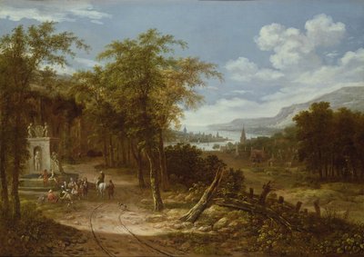 Waldlandschaft von Dionys Verburgh