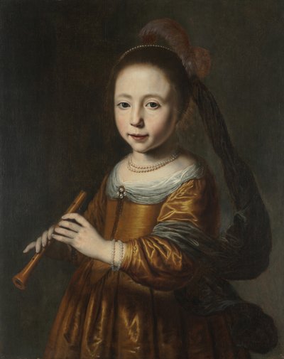 Porträt von Elizabeth Spiegel von Dirck Dircksz. Santvoort