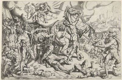 Bekehrung des Paulus von Dirck Volckertsz. Coornhert (attributed to)