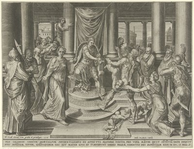 Urteil Salomos von Dirck Volckertsz. Coornhert