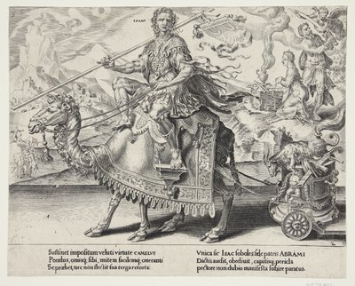 Der Triumph von Isaac von Dirck Volckertsz. Coornhert
