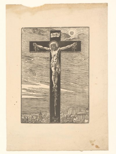 Christus am Kreuz von Dirck de Bray