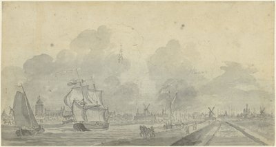 Ansicht von Zierikzee von Dirk de Jong