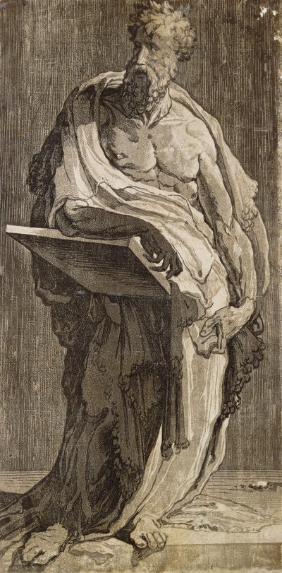 Ein Apostel von Domenico di Pace Beccafumi  
