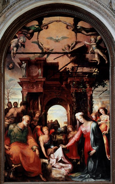 Die Geburt Christi von Domenico Beccafumi