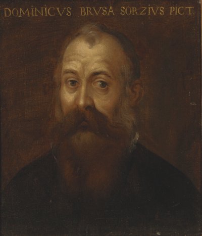 Porträt des Künstlers von Domenico Brusasorci