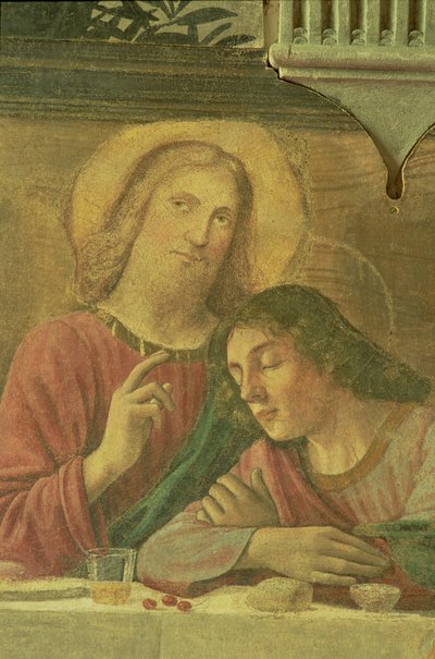 Christuskopf, aus dem Letzten Abendmahl, 1480 von Domenico Ghirlandaio
