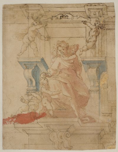 Der heilige Antonius von Padua von Domenico Piola