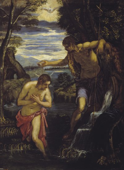 Die Taufe Christi von Domenico Robusti Tintoretto