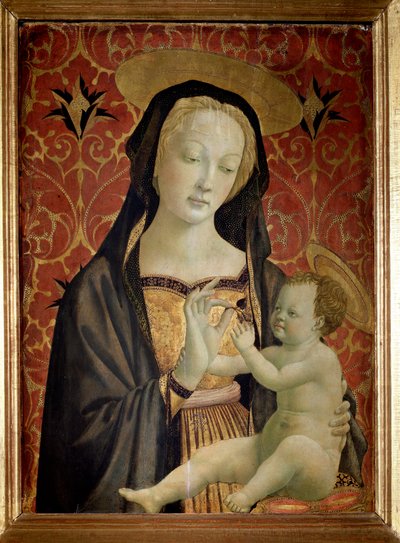 Die Jungfrau mit Kind von Domenico Veneziano