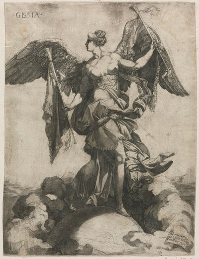 Gloria, 1535 oder 1536 von Domenico del Barbiere