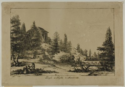 Tempel der Sibylle in Méréville von Dominique Vivant Denon