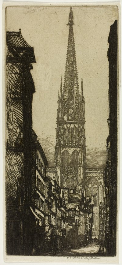 La Flèche, Rouen von Donald Shaw MacLaughlan