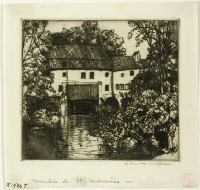 Moulin St. Maurice von Donald Shaw MacLaughlan