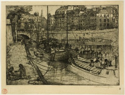 Quai des Grands Augustins von Donald Shaw MacLaughlan