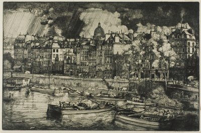 Quai des Grands Augustins, Paris von Donald Shaw MacLaughlan