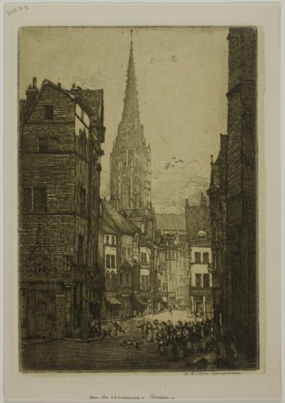 Rue du Chasseur, Rouen von Donald Shaw MacLaughlan