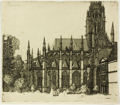 St. Ouen, Rouen von Donald Shaw MacLaughlan