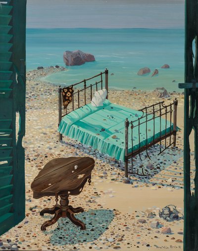 Das Bett am Strand von Donatella Merlo