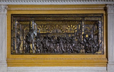 Basrelief (Bronze) von Donatello