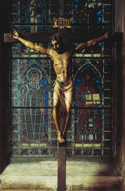 Kruzifix, Kirche Santa Croce, Florenz, Italien von Donatello
