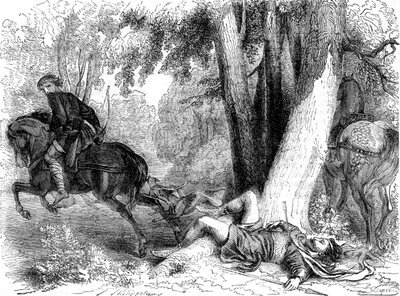 Der Tod von Wilhelm Rufus, 1100 von Dupre