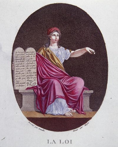 Allegorie des Gesetzes, ca. 1792 von Dutaillis (after)