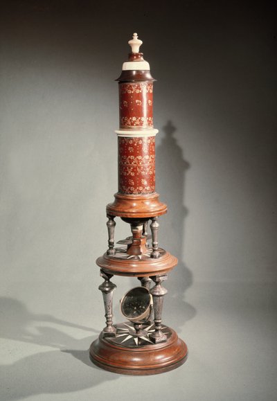 Mikroskop (Holz & Elfenbein) von Dutch School