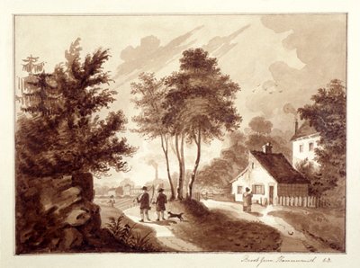 Ansicht von Brook Green, Hammersmith, London, ca. 1820 von EB