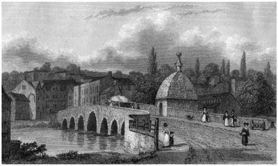 Bradford on Avon, Wiltshire, 19. Jahrhundert von E Francis