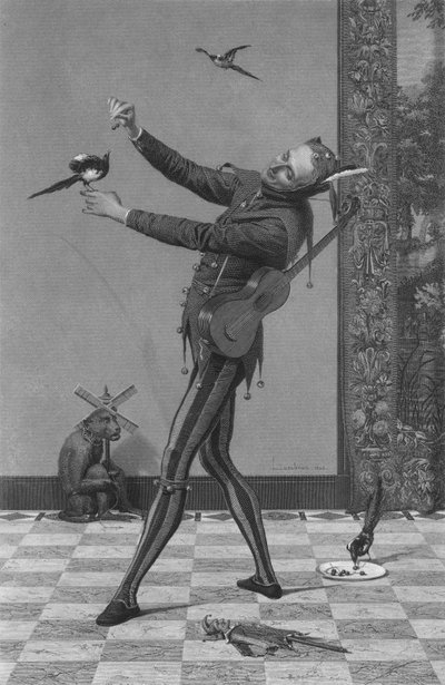 Der Narr, 1869 von E. Mohn