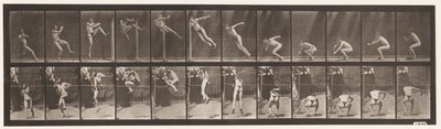 Springen; Running Twist Hochsprung von Eadweard Muybridge