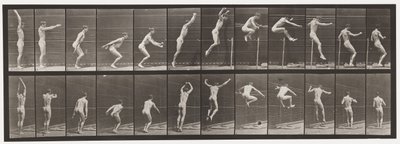 Tafel 161. Springen; Stehender Hochsprung von Eadweard Muybridge