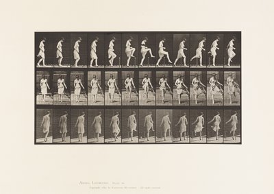 Tafel 181. Über einen Zaun steigen von Eadweard Muybridge