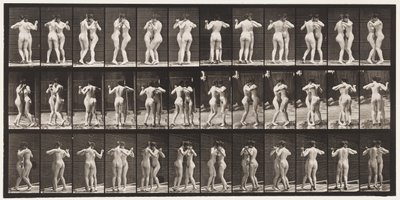 Tafel 196. Walzer tanzen, zwei Modelle von Eadweard Muybridge