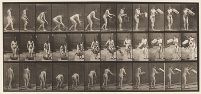 Tafel 213. Korb heben und leeren von Eadweard Muybridge