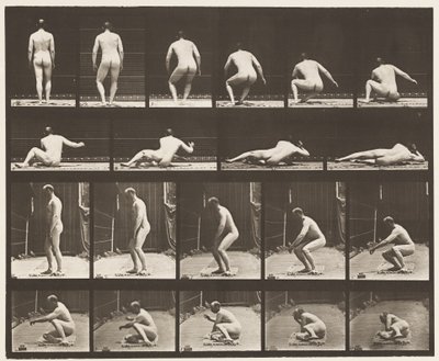 Tafel 257. Auf dem Boden liegen von Eadweard Muybridge