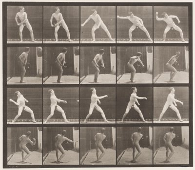 Tafel 273. Baseball; Werfen von Eadweard Muybridge