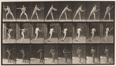 Tafel 277. Baseball; Schlagmann von Eadweard Muybridge