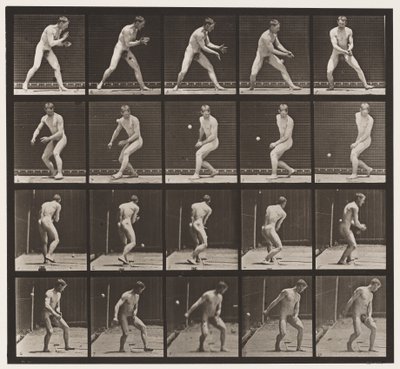 Tafel 288. Baseball; Fehler von Eadweard Muybridge