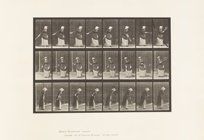 Tafel 297. Rasentennis von Eadweard Muybridge