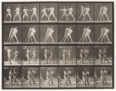 Tafel 330. Boxen; Cross-Counter (Schuhe) von Eadweard Muybridge