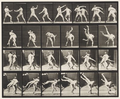 Tafel 332. Boxen; Kreuzgriff (Schuhe) von Eadweard Muybridge